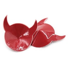 Leather Pasties Horn Covers Womens Breast Stickers Tit Tape