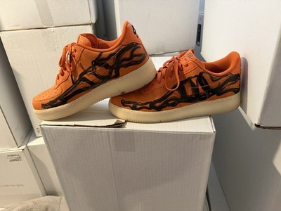 Nike Air Force 1 Low Orange Skeleton Graphic