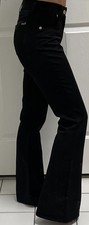 Vintage 90s, Y2K Mudd jeans Women's Jr 3 Black Low Rise Pants Flared / Bell Leg