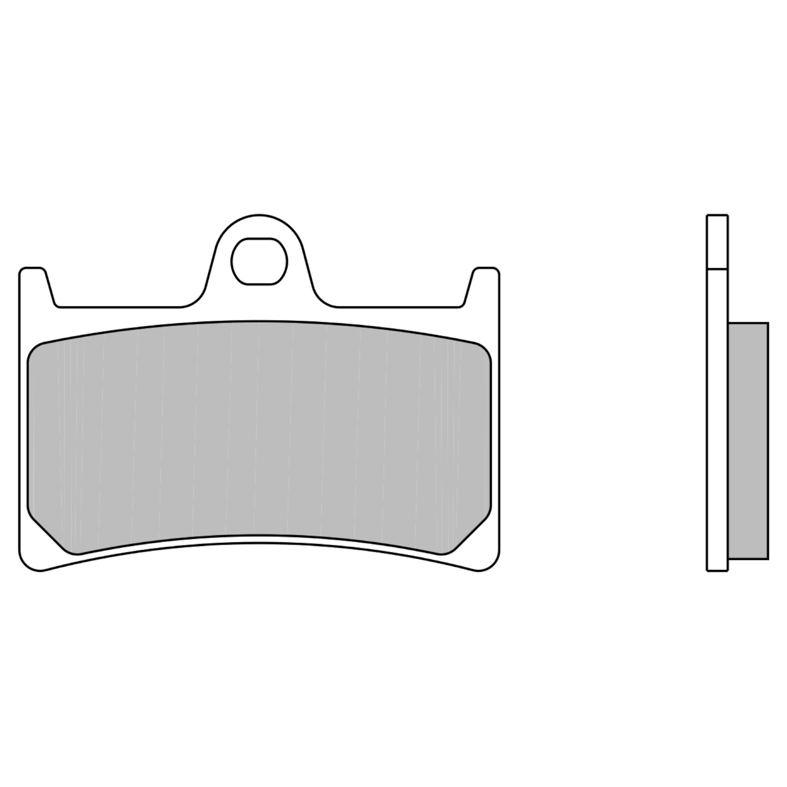 Brake Pads for YAMAHA TZ 125 1998 Front Racing Road Race Brembo