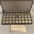 Complete Franklin Half Dollar Set 1948-1963 90% Silver 50C w/ Case & COA