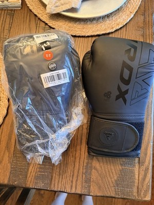 RDX 14oz Boxing Gloves Black Quadro Dome Foam X Training Sparring MMA New