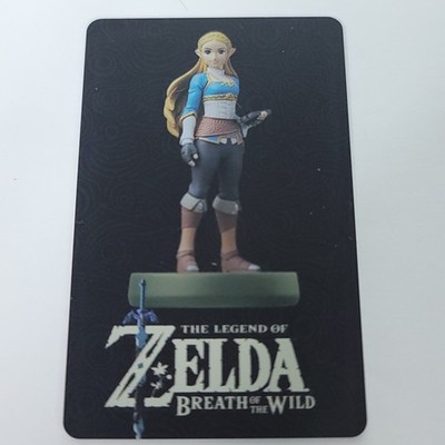 Amiibo Legend Zelda Breath Of The Wild Princess Plastic Card NFC Trading Cards