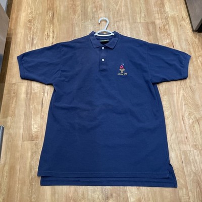 1996 Atlanta Olympics Vintage Polo Shirt Short Sleeve Blue Men s Size XL Rare