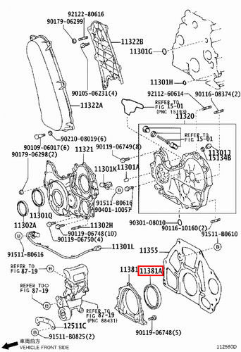 Genuine LandCruiser 80 79 78 Series 1HD 1HZ 1KZ Rear Main Oil Crankshaft Seal - Picture 11 of 20
