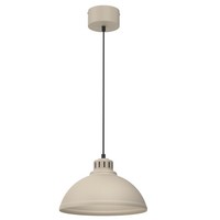 HäNgelampe KüChe Metall Beige Ø30 Cm E27 Dekorativ Loft Pendelleuchte Esstisch