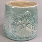 Red Wing Hankscraft Old Woman Who Lived in a Shoe Blue Pottery Bottle Warmer