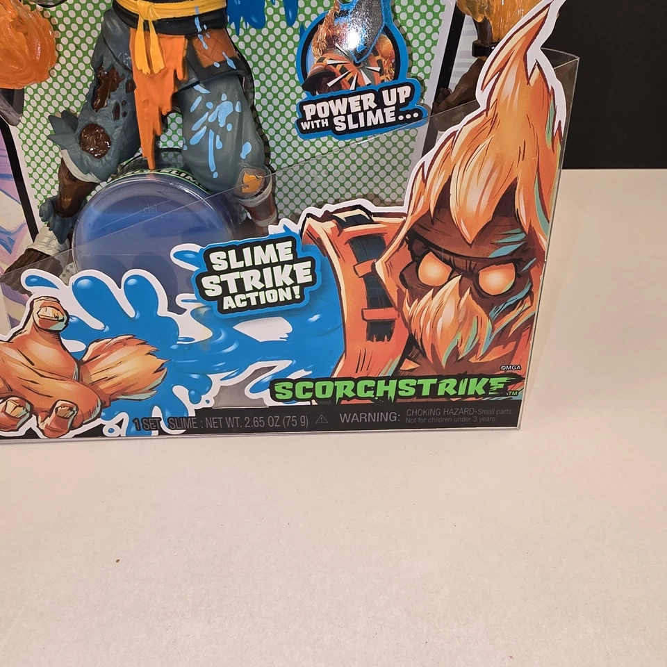 MGA Comics NINJOMBIE SCORCHSTRIKE Mix & Match Figure Weapon SLIME Comic Book - Image 2 of 4