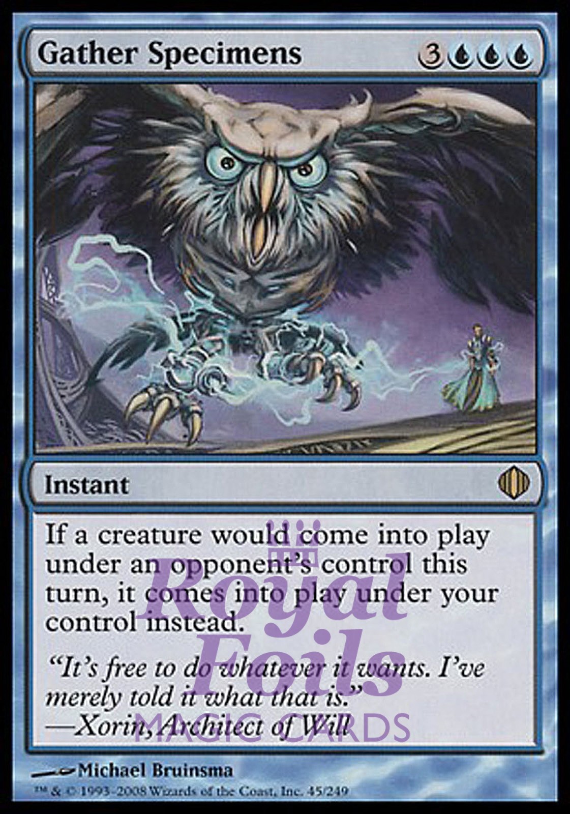 Gather Specimens 1x FOIL ALA MTG Shards of Alara Rare MINT blue