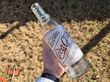 Old Antique Early 1905 Coca-Cola Syrup Bottle Foil Label Rare Script Coke Logo