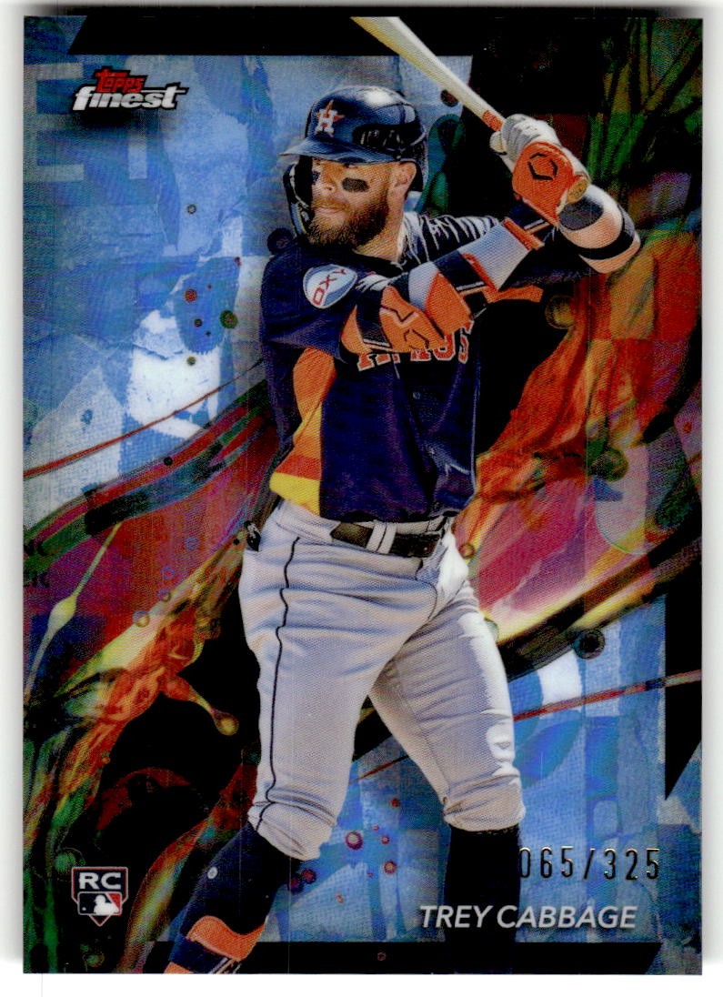 2024 Finest Trey Cabbage Sky Blue Refractors #/325 Rookie #52