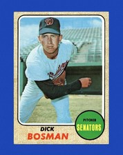 1968 Topps Set-Break #442 Dick Bosman EX-EXMINT *GMCARDS*
