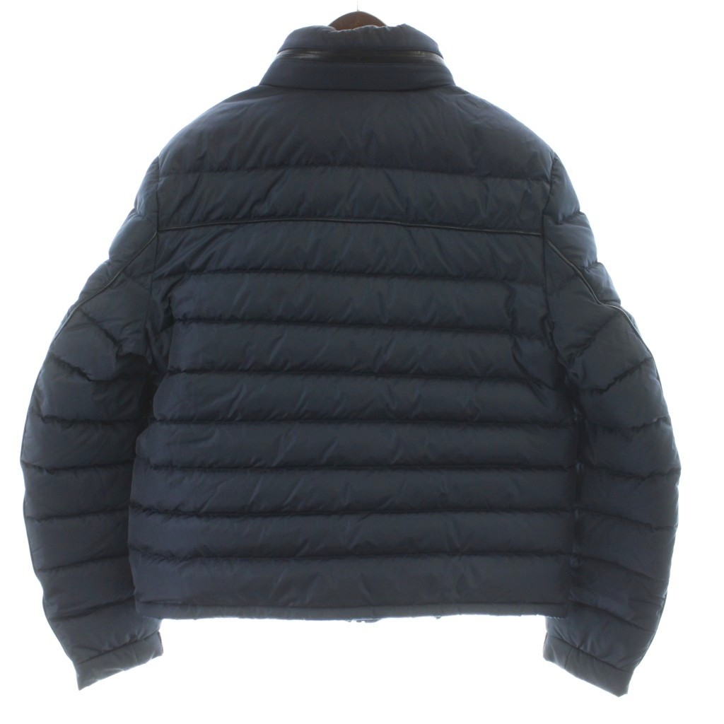 Prada Down Jacket Triangle Logo Waterproof Zip Ho… - image 2