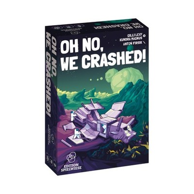 Edition Spielwiese Board Game Oh No, We Crashed! Box NM
