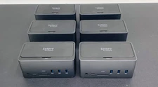LOT OF 6 SEDK0105 USB-C Docking Station Quadruple Display Docking Station