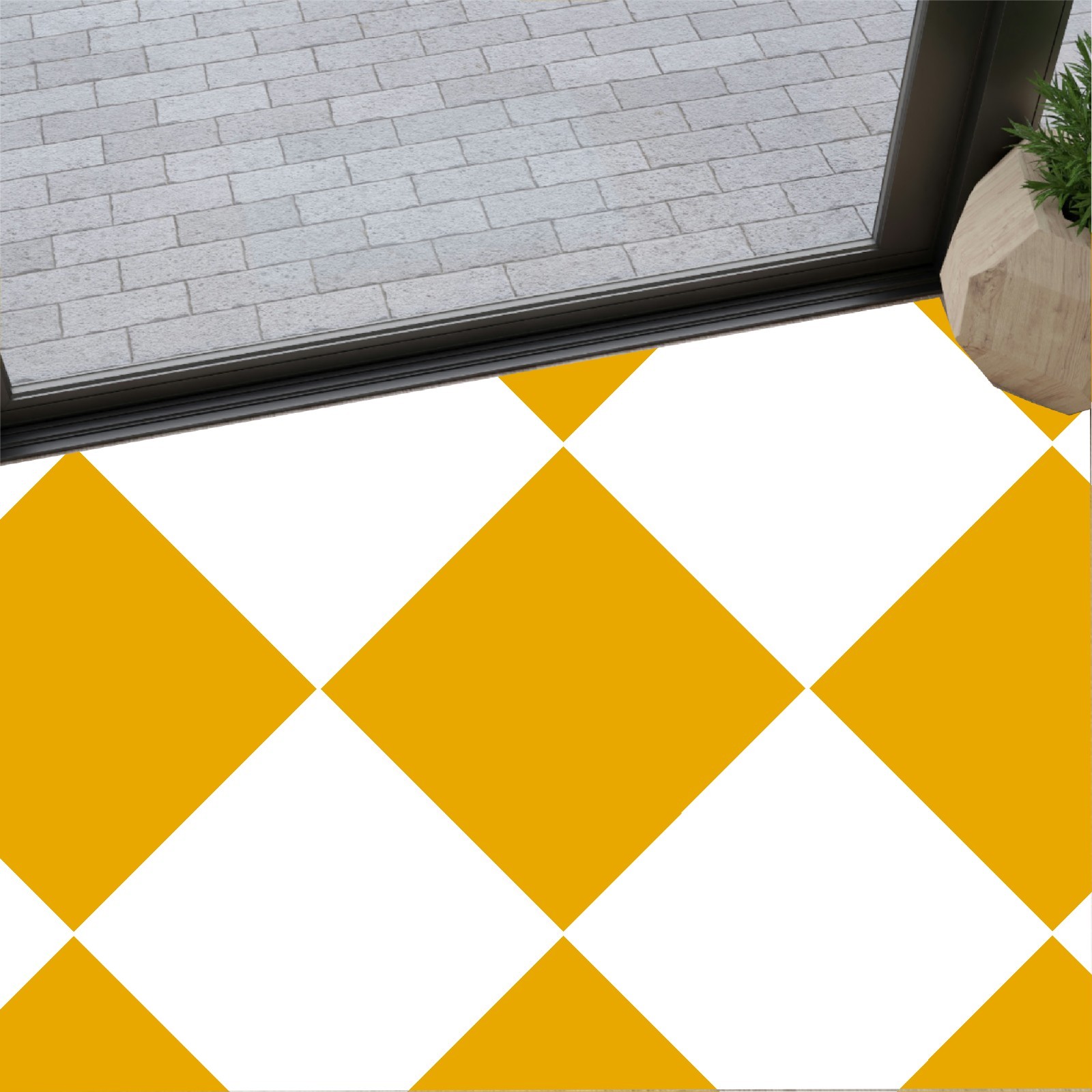 Pegatina para azulejos de cocina piso salpicadero baño impermeable extraíble - Pack x 12