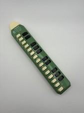 German Hohner Melodica Soprano Mouth Harmonica Vintage Green Plays/Working