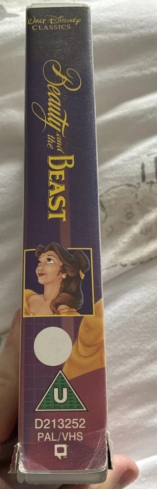 Beauty And The Beast (VHS/SUR, 1993) vgc Walt Disney classics video Belle - Image 2 of 4