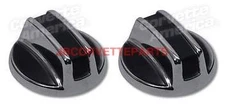 68-77 Corvette Inside Door Lock Knobs NEW PAIR