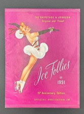 Vintage Ice Follies Program 1951   15th Anniv...