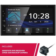 Kenwood DDX5707S 6.8 Inch DVD Receiver and CM...