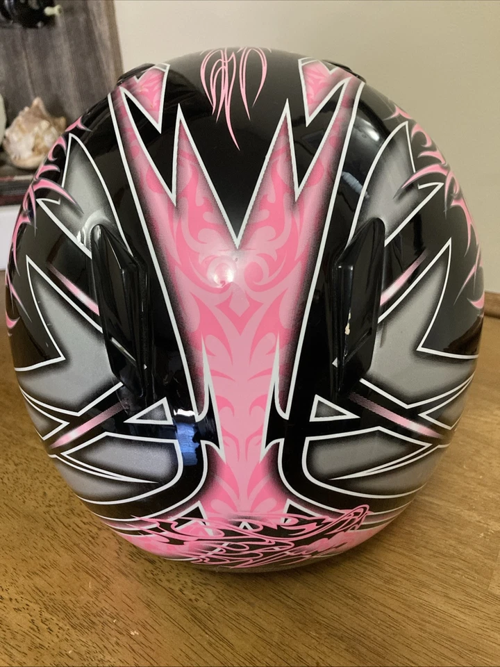 HJC Casco Moto Dragón CL-15 Mujer Rosa Pequeño Foto 3 de 4