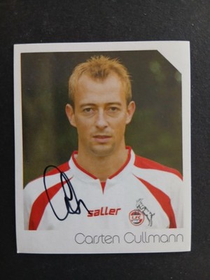 Carsten Cullmann 1st FC Cologne Panini football 03/04 # 283 unpasted autographed