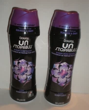 (2) Downy Unstopables LUSH In Wash Scent Booster Beads 8.6 OZ Each
