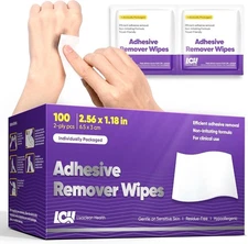 Adhesive  XL No-Sting & Gentle 36 Pack Adhesive Remover for Skin 2 packs