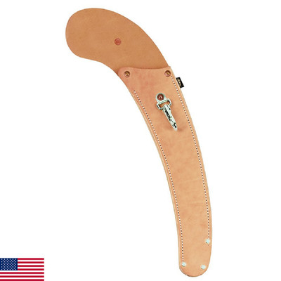 Weaver Leather Curved Back Curved Saw Scabbards with Snap, Tan