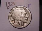 1929-D BUFFALO NICKEL F NICE ORIGINAL COIN SHIPS FREE