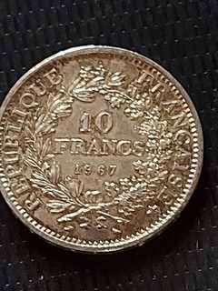 Hercule Pièce 10 Francs 1967 République Française