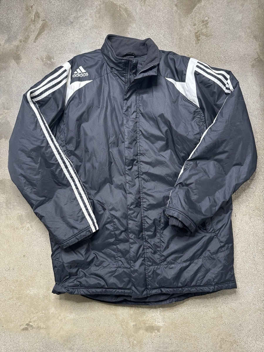 Vintage Adidas Tiro Soccer Stadium Coach Winter Puffer Jacket | eBay