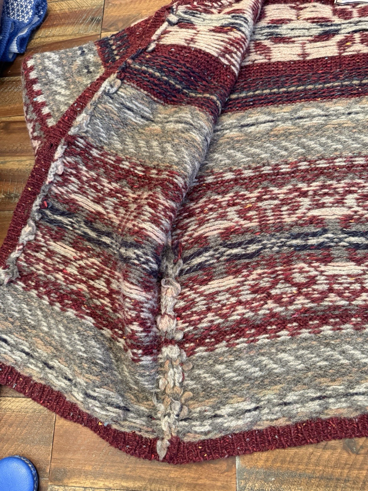 Vtg American Eagle Wool Blend  Patterned Multi Co… - image 13