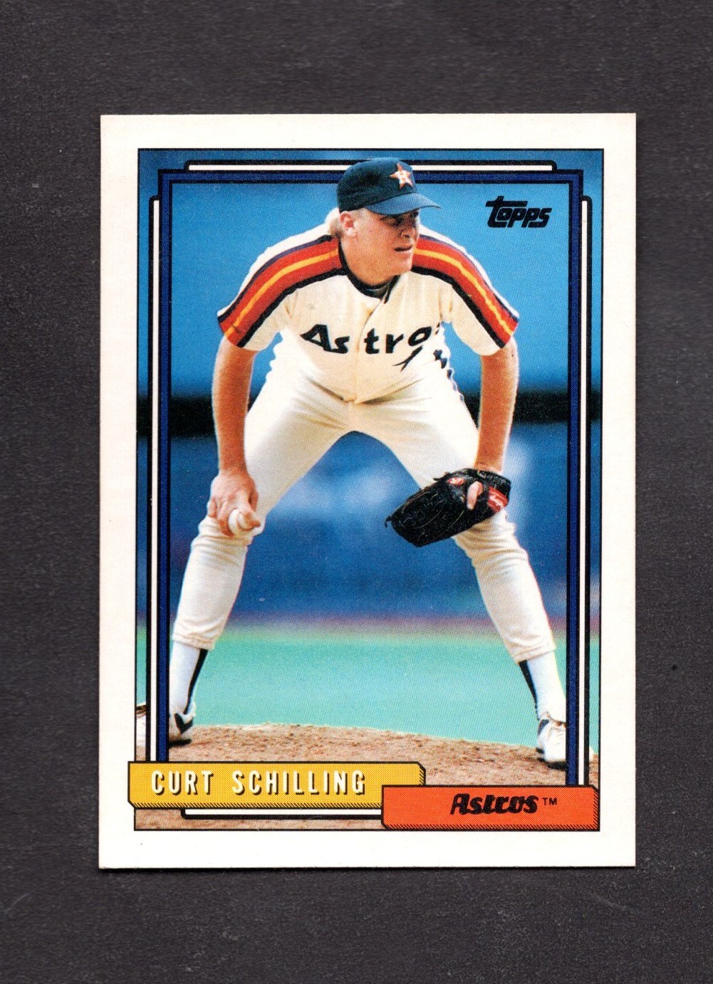 1992 Topps #316 Curt Schilling - Houston Astros - FREE SHIPPING!