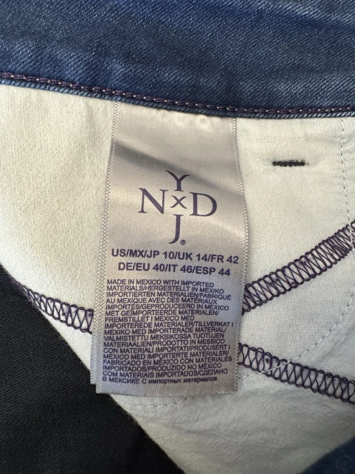 NYDJ Size 10 Ami Skinny Legging Stretch Blue Jeans Slimming Comfort Lift Tuck - Image 4 of 4