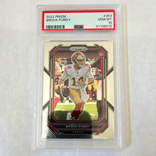 2022 Panini Prizm Brock Purdy 49ers RC Rookie #353 PSA 10 Gem Mint