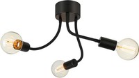 Schwarz Moderne Deckenlampe Deckenleuchte 3X20W/E27 IP20 44X19 [Cm]