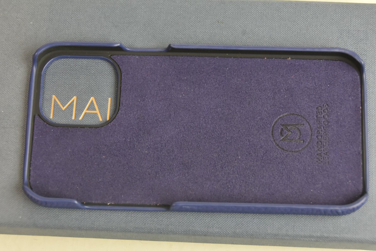 Maison de Sabr√© Leather Case For Apple iPhone 12 Pro Max | Navy