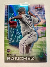 K48,855 - 2021 Bowman's Best Aqua Lava Refractors #60 Sixto Sanchez #/199