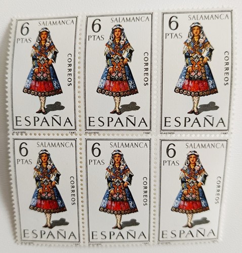 España 6 Bloques de Sellos Edifil 1843,1900,04,06,07 y 52. Trajes Tipicos Españ - Imagen 6 de 6