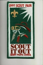 1997 Desert Pacific Council Scout Fair patch