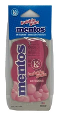 Bubble Gum  Mentos Candy Scented Air Freshener Hanging Car Home Fragrance Pink