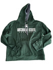 MICHIGAN STATE SPARTANS Green CHAMPION Mens Large Hooded Pullover Hoodie — photo 1