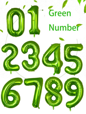 New 16'' 32'' 40'' Inch Numbers Foil Balloons Party Decorations Multiple Colors