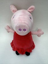 Vintage Peppa Pig Plush 2003 Jazwares W/Voicebox Works Good Condition Clean.