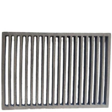 Grille de cendre / barbecue en Fonte pour cheminée  45x30H x 2cm marque LUNAWAY
