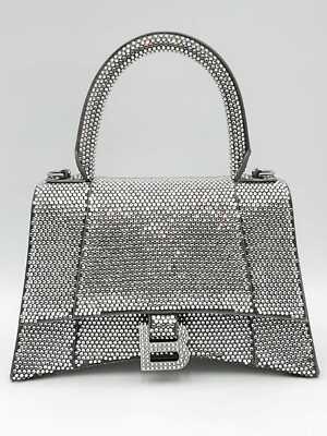 Balenciaga Rhinestone Hourglass Top Handle Bag Eb0824orxzdu Balenciaga Rhinestone Hourglass Top Handle Bag Eb0824orxzdu