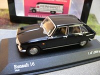 1/43 Minichamps Renault 16 1965 Schwarz
