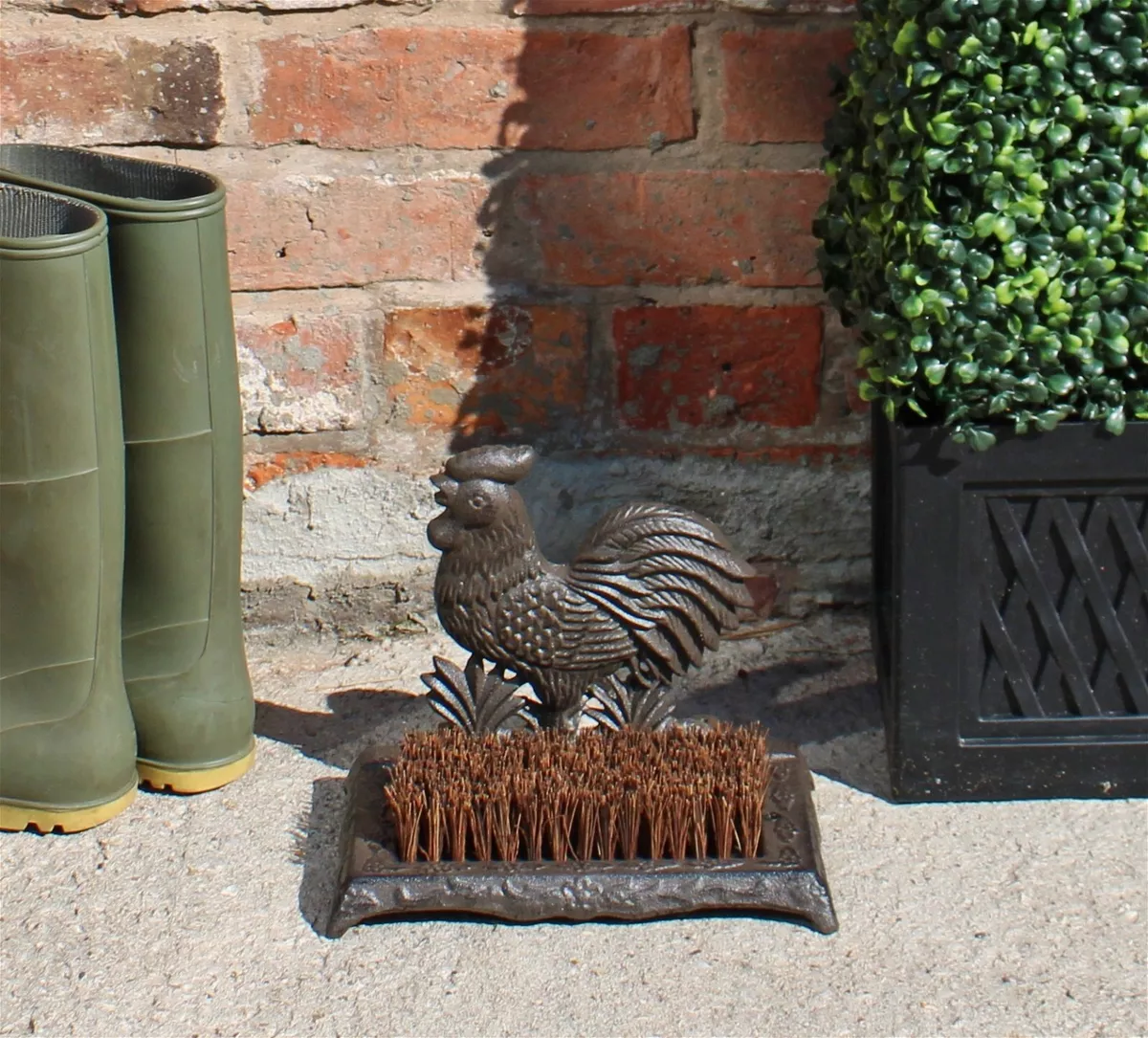 Decorative boot brush sale
